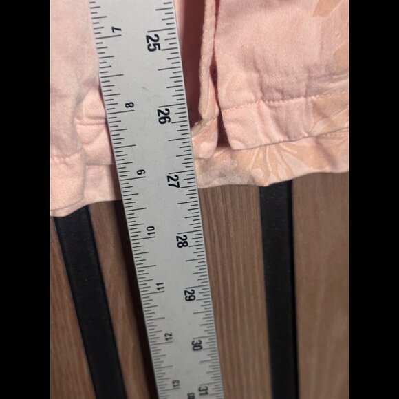 Sun Surf Hawaiian Shirt Medium 15.5 Mens Pink Long Sleeve Bikini Bottom Art - Picture 4 of 7